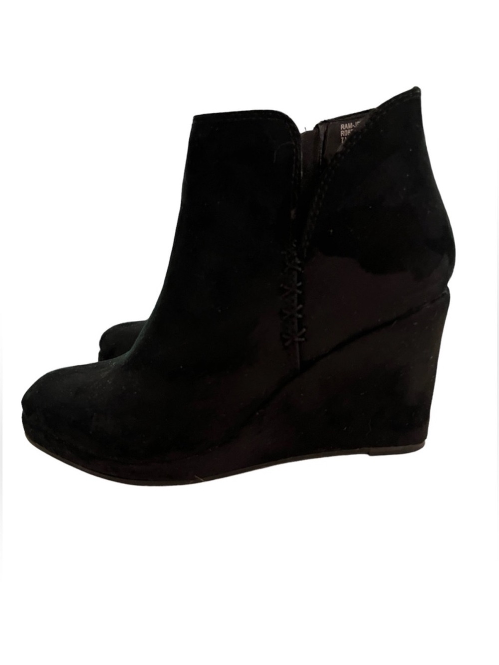 Rampage Mabel wedge booties. New in box.